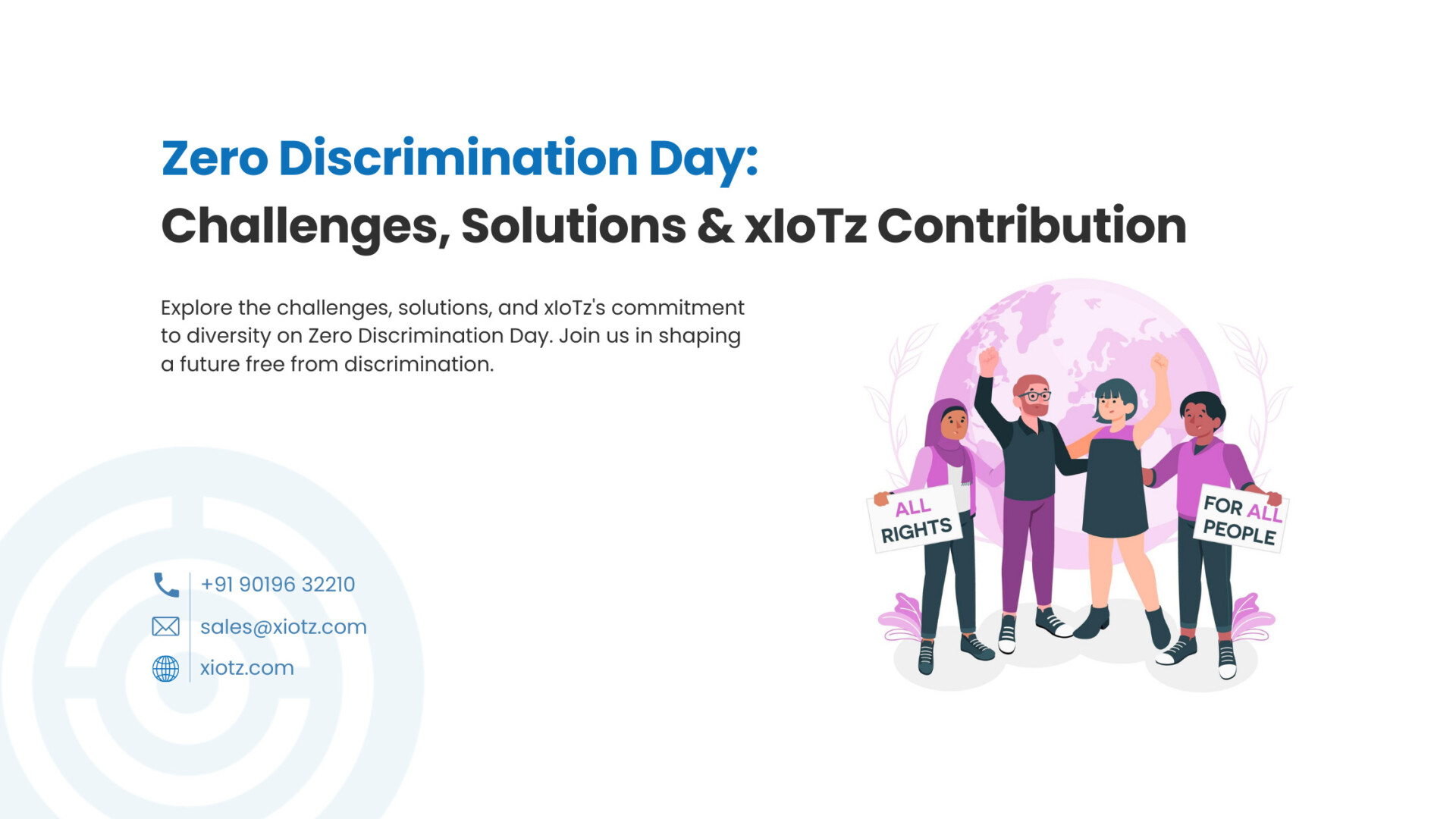 Zero Discrimination Day 2024: Challenges, Solutions & xIoTz Contribution