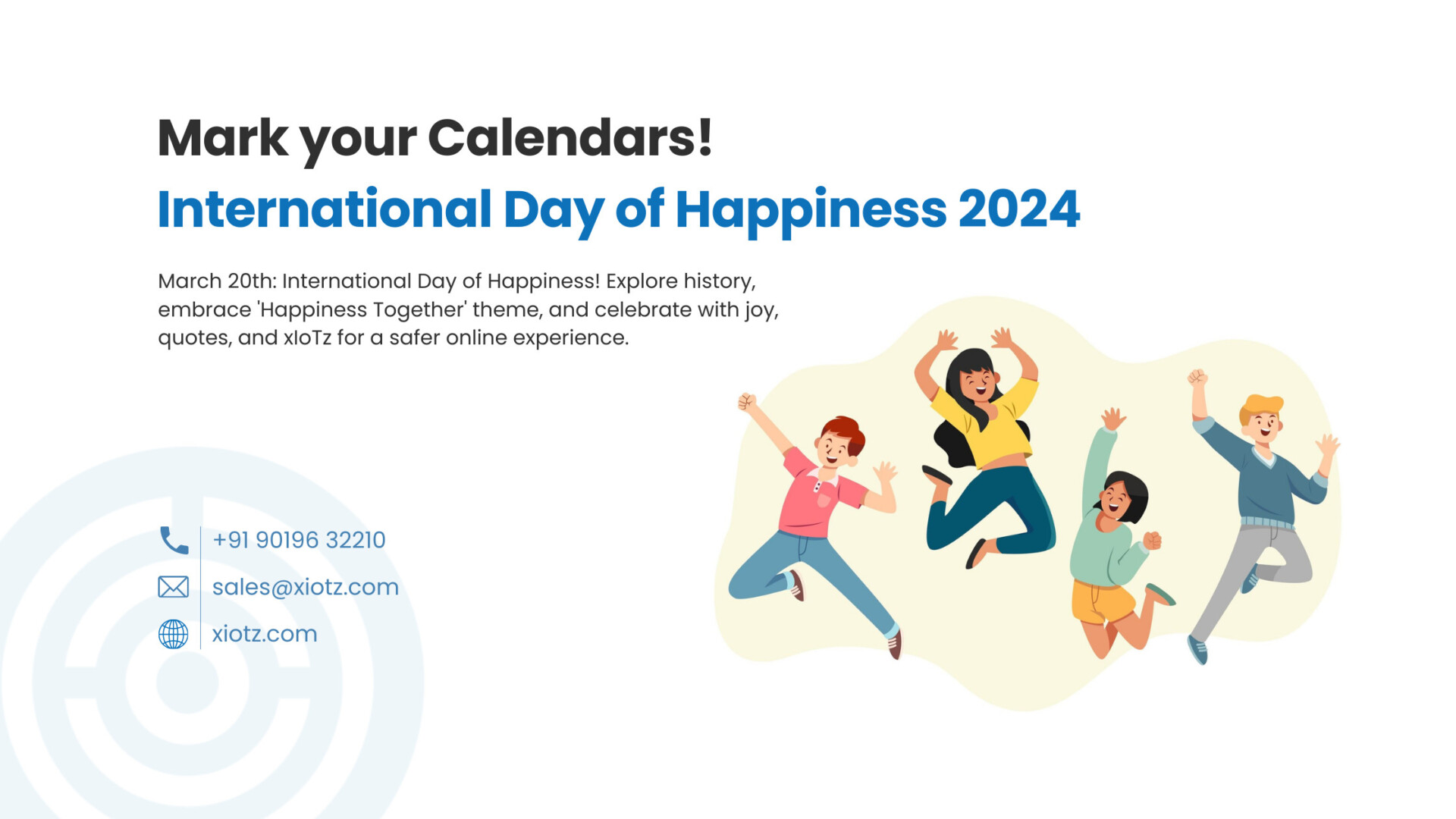 Mark your Calendars! International Day of Happiness 2024