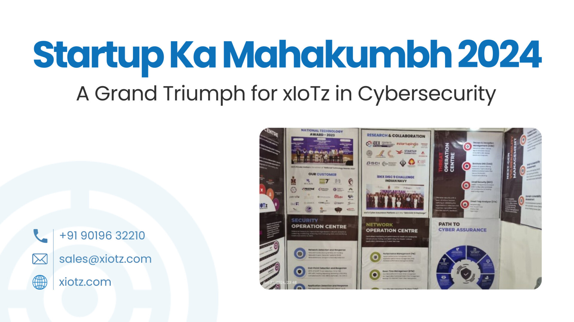 Startup Ka Mahakumbh 2024: A Grand Triumph for xIoTz in Cybersecurity